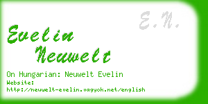 evelin neuwelt business card